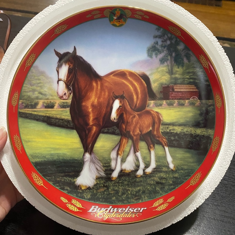 🛍️Budweiser collector plate